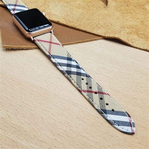 authentic burberry apple watch band|burberry watch band sold separately.